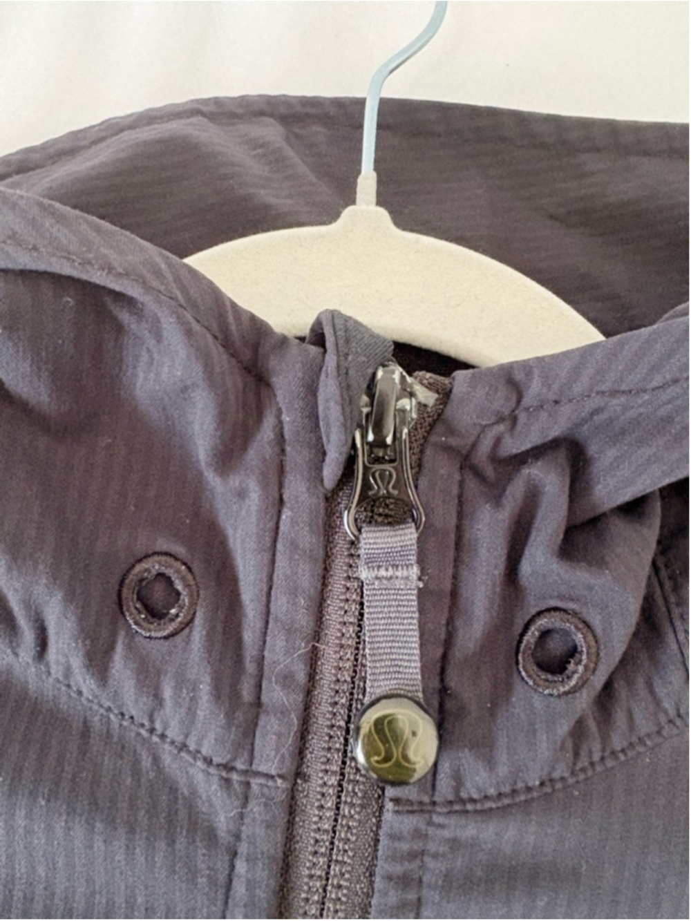 Lululemon Vintage Get Ready Jacket Hooded Full Zip Sz 2 Black EUC - Picture 4 of 11
